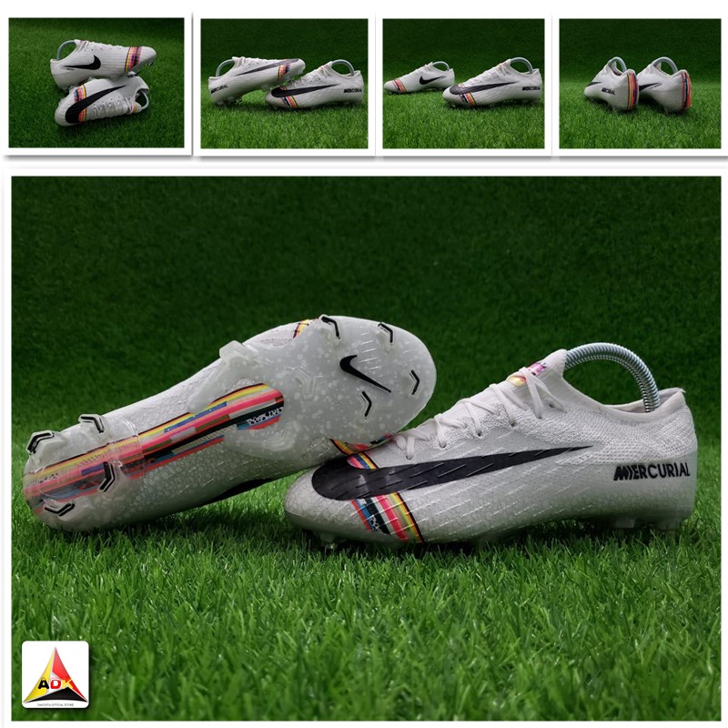 Sepatu Sepakbola Cheklist Pro Mercurial Vapor XII Elite FG - White Pure Platinum Sepatu Sepakbola Cheklist Pro Mercurial Vapor XII Elite FG - White Pure Platinum