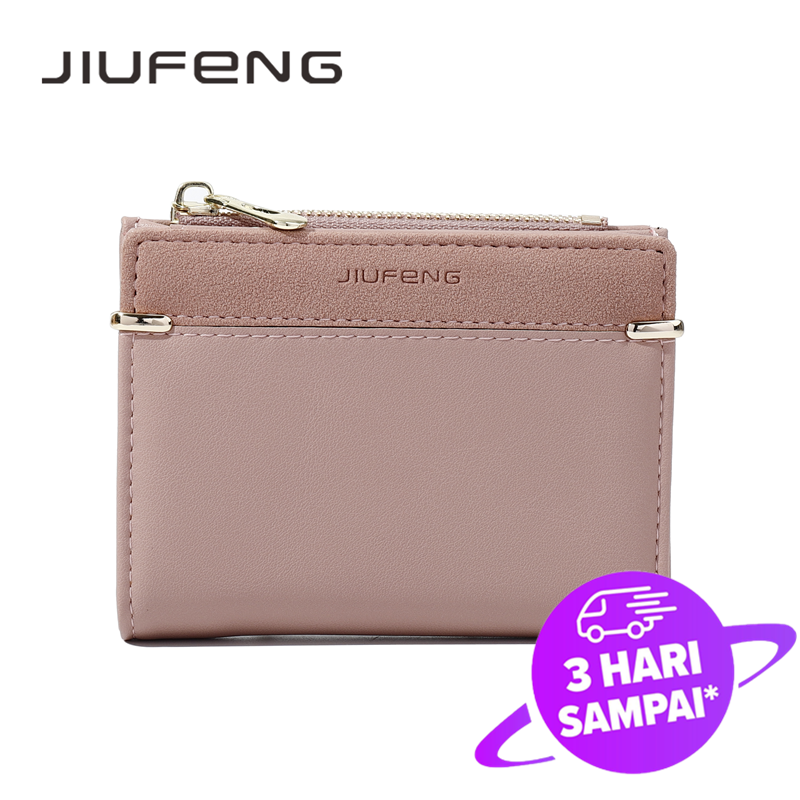JIUFENG Dompet Koin Zip Purse Dompet Wanita Serba Guna Praktis Mudah Dibawa Berkualitas JIUFENG Dompet Koin Zip Purse Dompet Wanita Serba Guna Praktis Mudah Dibawa Berkualitas