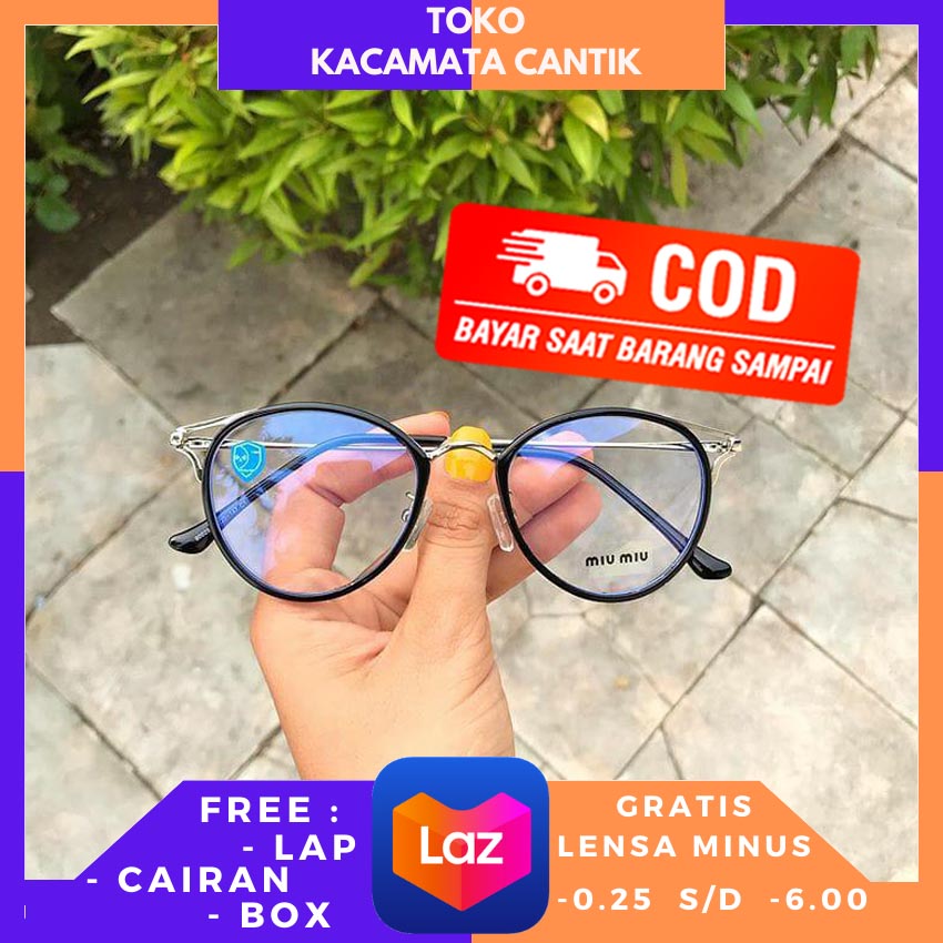 Kacamata minus Frame MM001 Gratis Lensa Minus Pria Dan Wanita Kacamata minus Frame MM001 Gratis Lensa Minus Pria Dan Wanita
