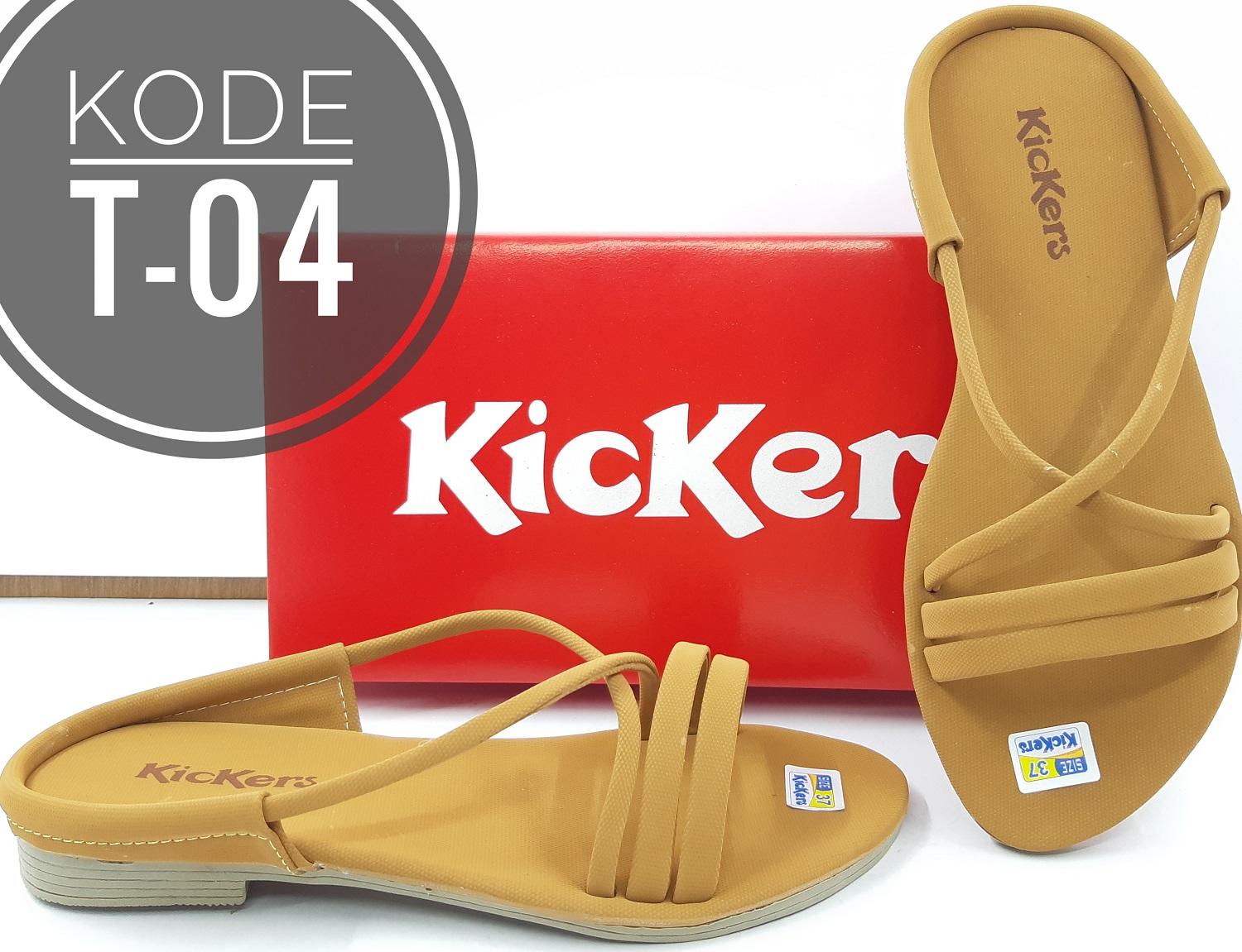 Fashion Sandal Wanita Kickers Kode T-04 Fashion Sandal Wanita Kickers Kode T-04