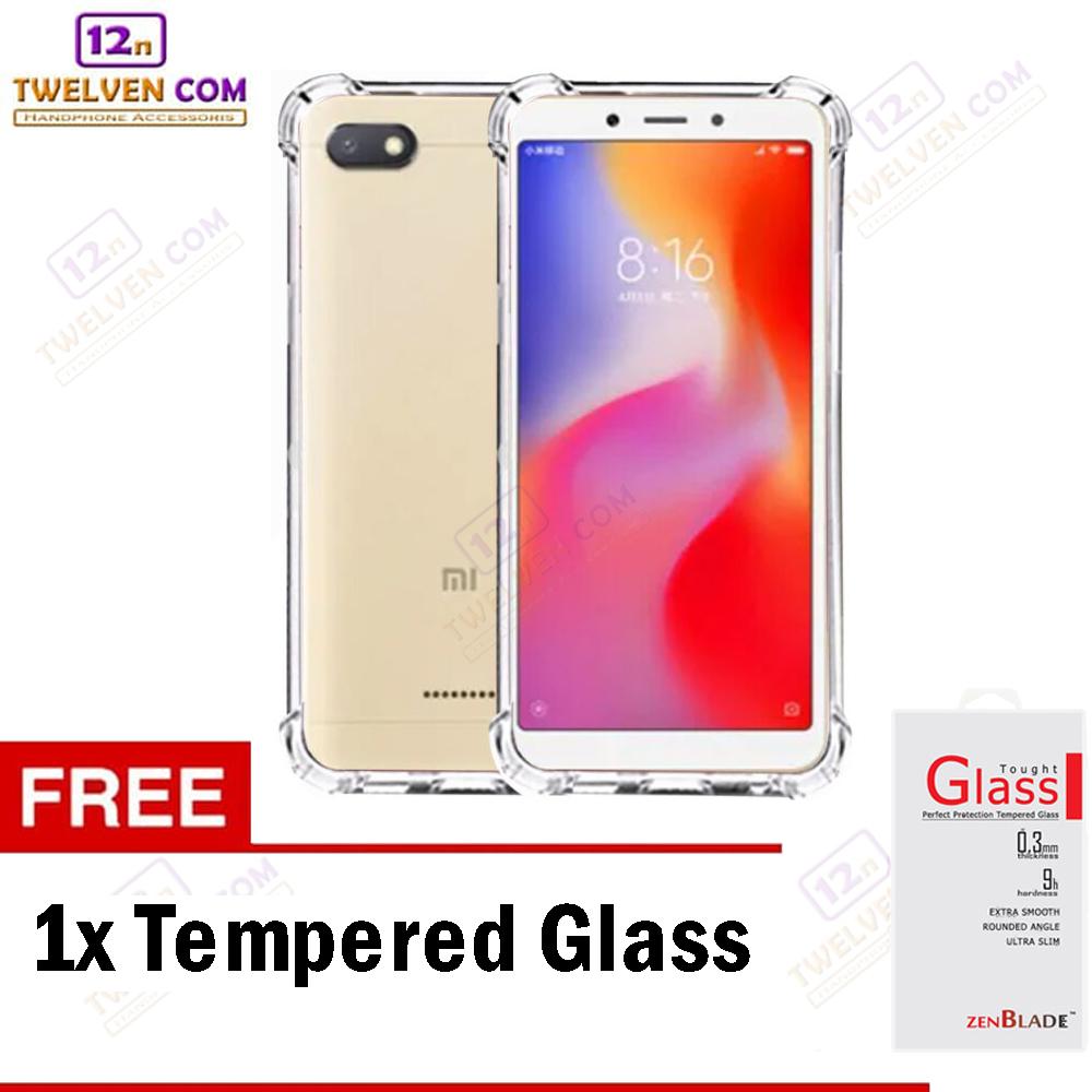 Zenblade Anti Shock Anti Crack Softcase Casing for Xiaomi Redmi 6a - Free Tempered Glass Zenblade Anti Shock Anti Crack Softcase Casing for Xiaomi Redmi 6a - Free Tempered Glass