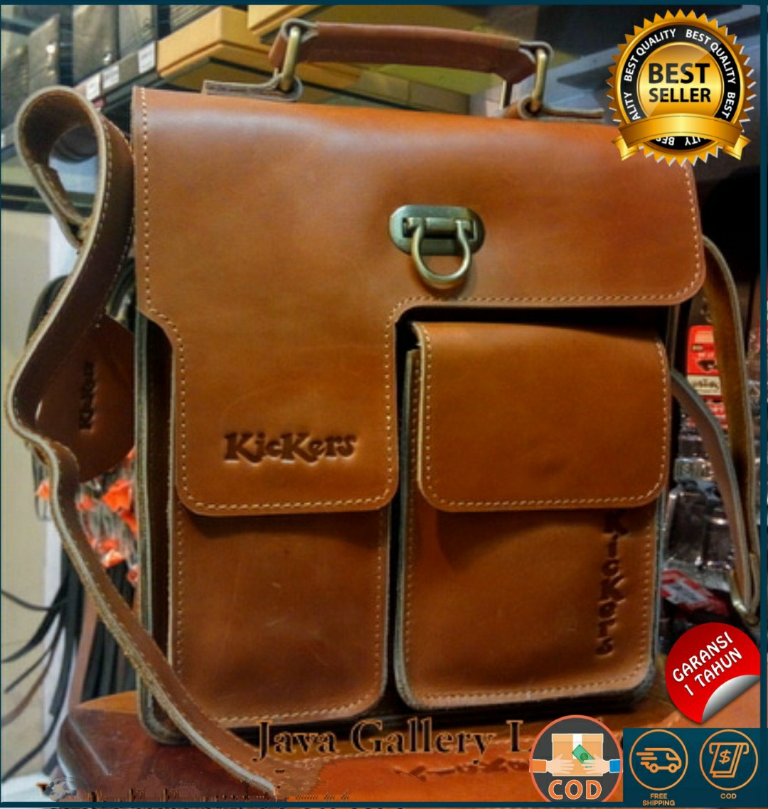Tas Kulit Asli Kickers TMK01 - Tas KICKERS Pria Full Kulit Asli - Tas Tenteng Kulit Sapi Asli - Tas Jinjing Kulit Asli Tas Kulit Asli Kickers TMK01 - Tas KICKERS Pria Full Kulit Asli - Tas Tenteng Kulit Sapi Asli - Tas Jinjing Kulit Asli