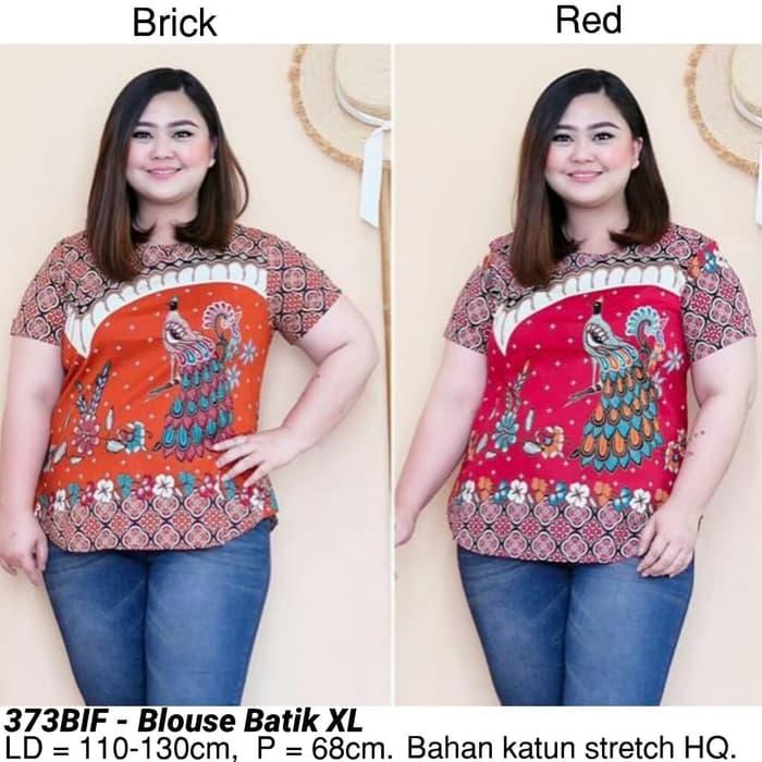 BIG SIZE BLOUSE BATIK JUMBO FASHION WANITA XXL ATASAN CEWEK KANTOR BIG SIZE BLOUSE BATIK JUMBO FASHION WANITA XXL ATASAN CEWEK KANTOR