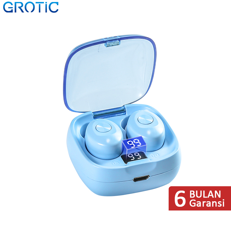 GROTIC Headset Bluetooth 5.0 LED Tampilan Digital TWS Earbud Sport Wireless Earphone XG-8 GROTIC Headset Bluetooth 5.0 LED Tampilan Digital TWS Earbud Sport Wireless Earphone XG-8