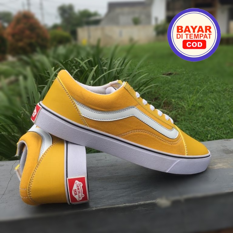 SEPATU VANS OLD SCHOOL SEPATU SNEAKERS PRIA WANITA SEPATU KUNING CASUAL SEPATU VANS OLD SCHOOL SEPATU SNEAKERS PRIA WANITA SEPATU KUNING CASUAL