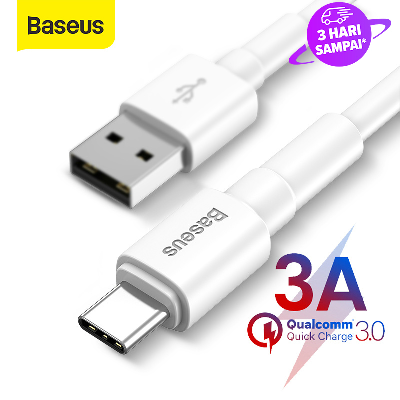 【Sampai 72 jam】BASEUS 1M 2.4A Mikro Type-C USB data fast charging Kabel 2.4A Cepat Pengisi Daya untuk iPhone Cepat Pengisian Charger Samsung Huawei Xiaomi Oppo 【Sampai 72 jam】BASEUS 1M 2.4A Mikro Type-C USB data fast charging Kabel 2.4A Cepat Pengisi Daya untuk iPhone Cepat Pengisian Charger Samsung Huawei Xiaomi Oppo