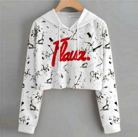 EsteticCollection Sweater Wanita Hoodie Crop Flava Babyterry EsteticCollection Sweater Wanita Hoodie Crop Flava Babyterry