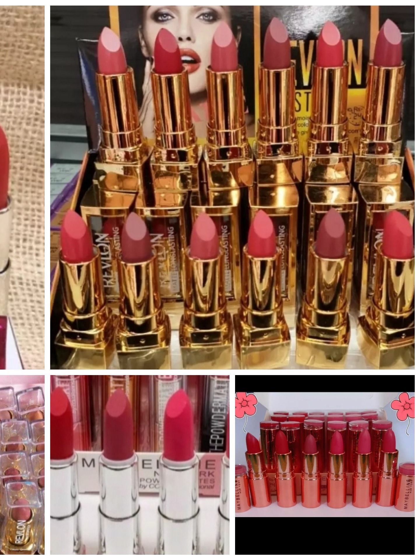 Maybeline revlon matte stick lipstik padat Maybeline revlon matte stick lipstik padat