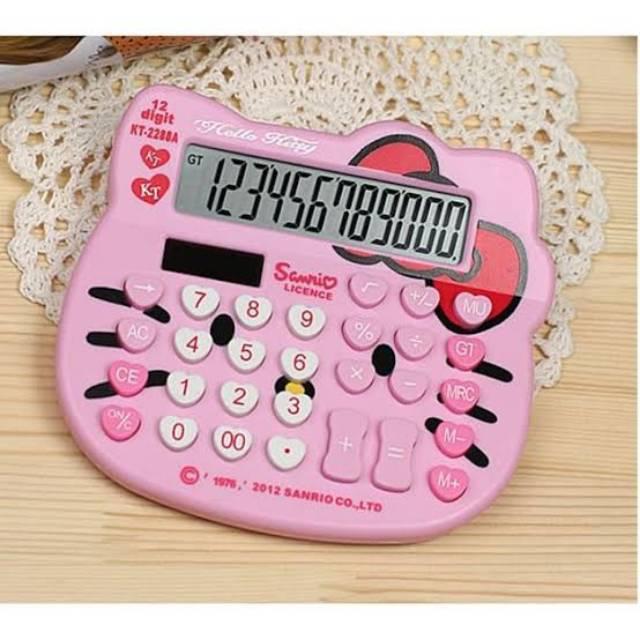 KALKULATOR KEPALA HELLO KITTY LUCU KALKULATOR KEPALA HELLO KITTY LUCU