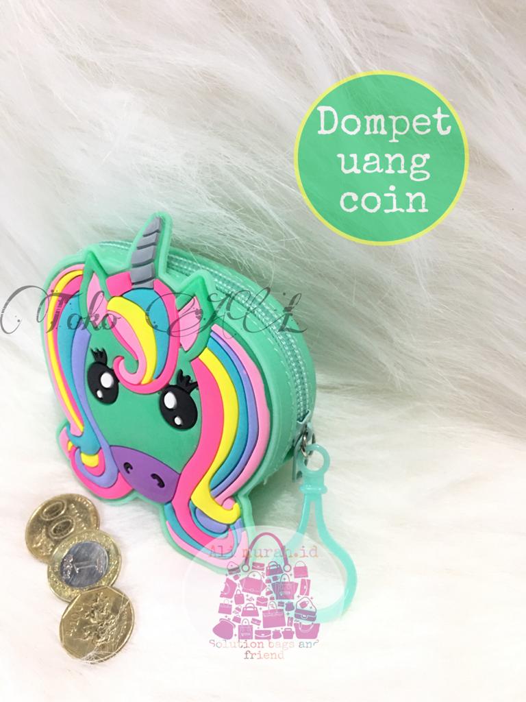 Dompet koin Unicorn/ dompet Koin wanita Dompet koin Unicorn/ dompet Koin wanita
