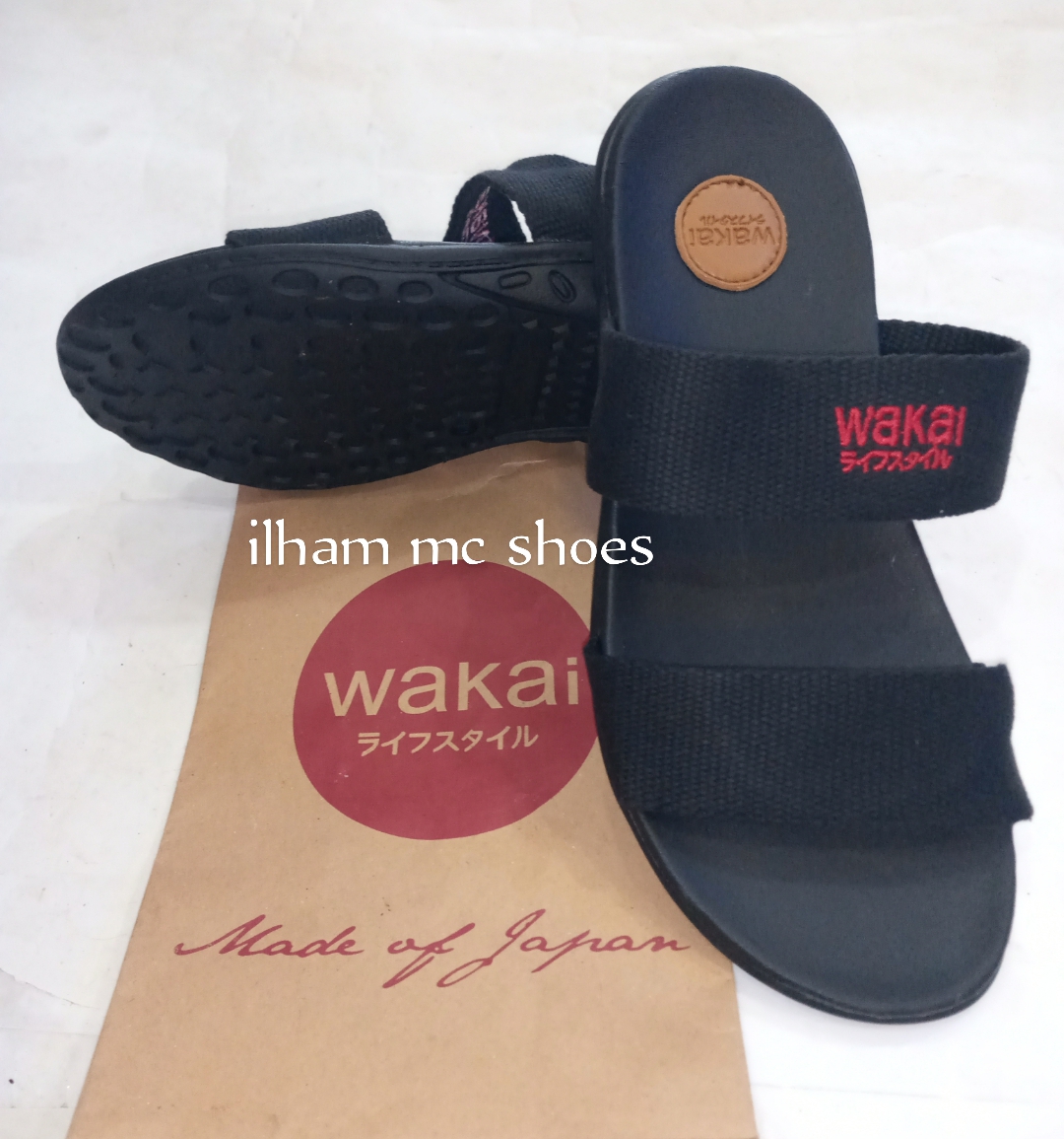 Sandal Wakai/sandal pria/sandal flip flop/& sandal/ilham mc shoes Sandal Wakai/sandal pria/sandal flip flop/& sandal/ilham mc shoes