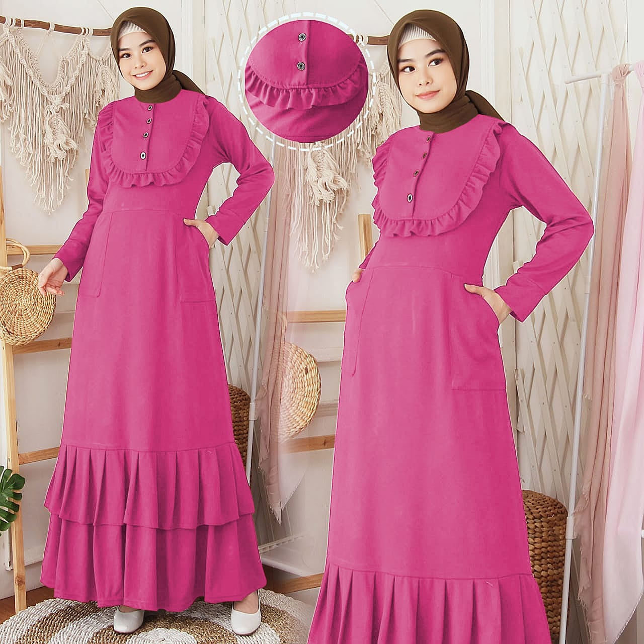 Baju Gamis Wanita Terbaru 2020 / Maxi wanita muslimah / Maxi Clarissa Baju Gamis Wanita Terbaru 2020 / Maxi wanita muslimah / Maxi Clarissa