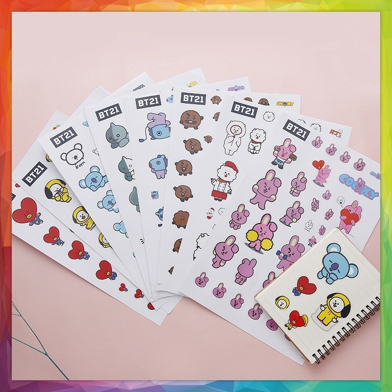 Stiker Lucu Karakter BTS / Stiker BTS / Sticker BTS / Stiker HP Buku Tulis / Sticker HP BTS KPOP / Sticker BTS 3D Stiker Lucu Karakter BTS / Stiker BTS / Sticker BTS / Stiker HP Buku Tulis / Sticker HP BTS KPOP / Sticker BTS 3D