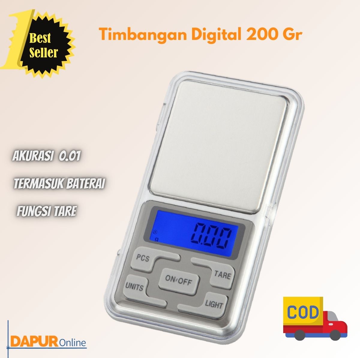 Timbangan Emas Digital 200gr / Akurasi 0.01g Timbangan Emas Digital 200gr / Akurasi 0.01g