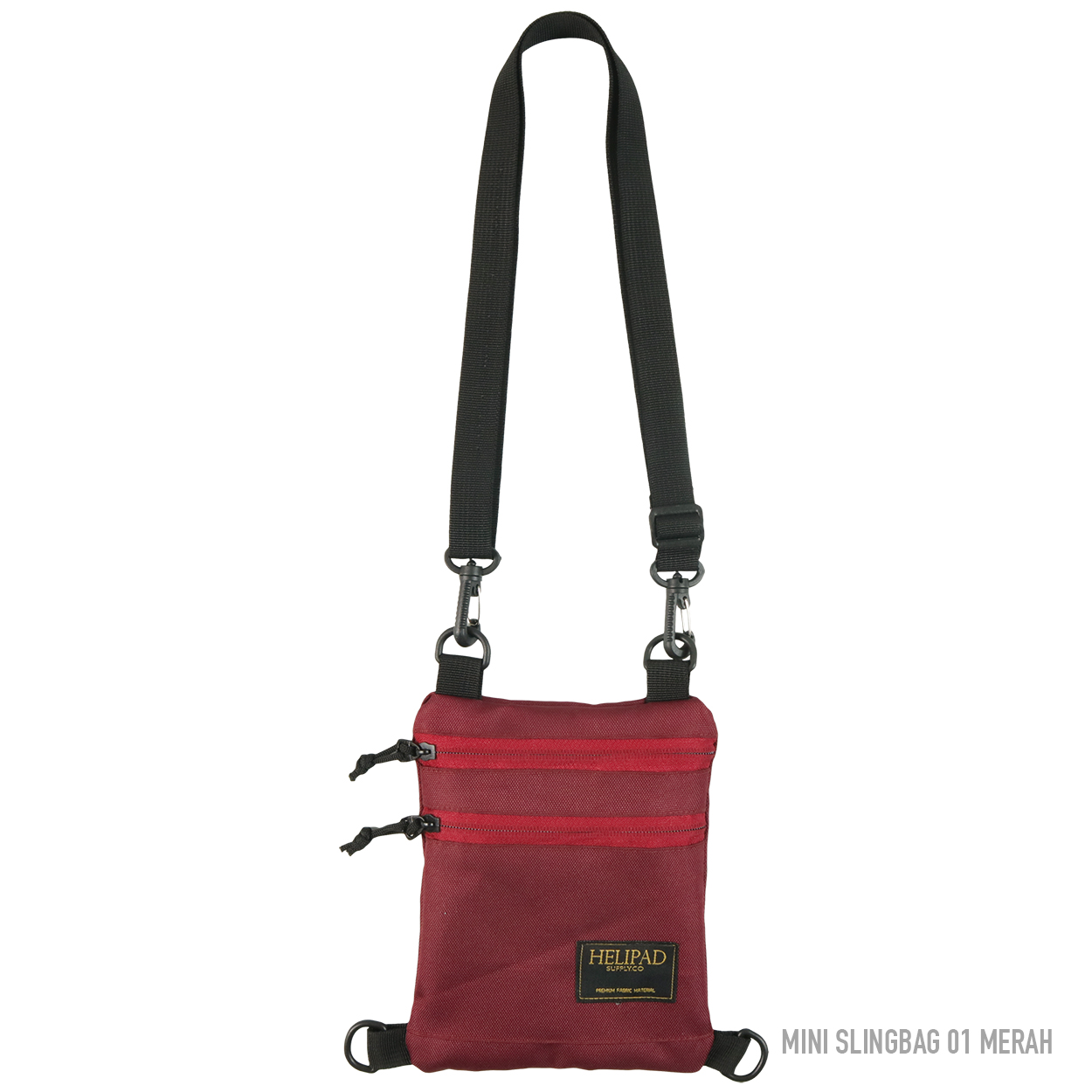 Tas selempang / waistbag / MIni Slingbag 01 HItam Tas selempang / waistbag / MIni Slingbag 01 HItam