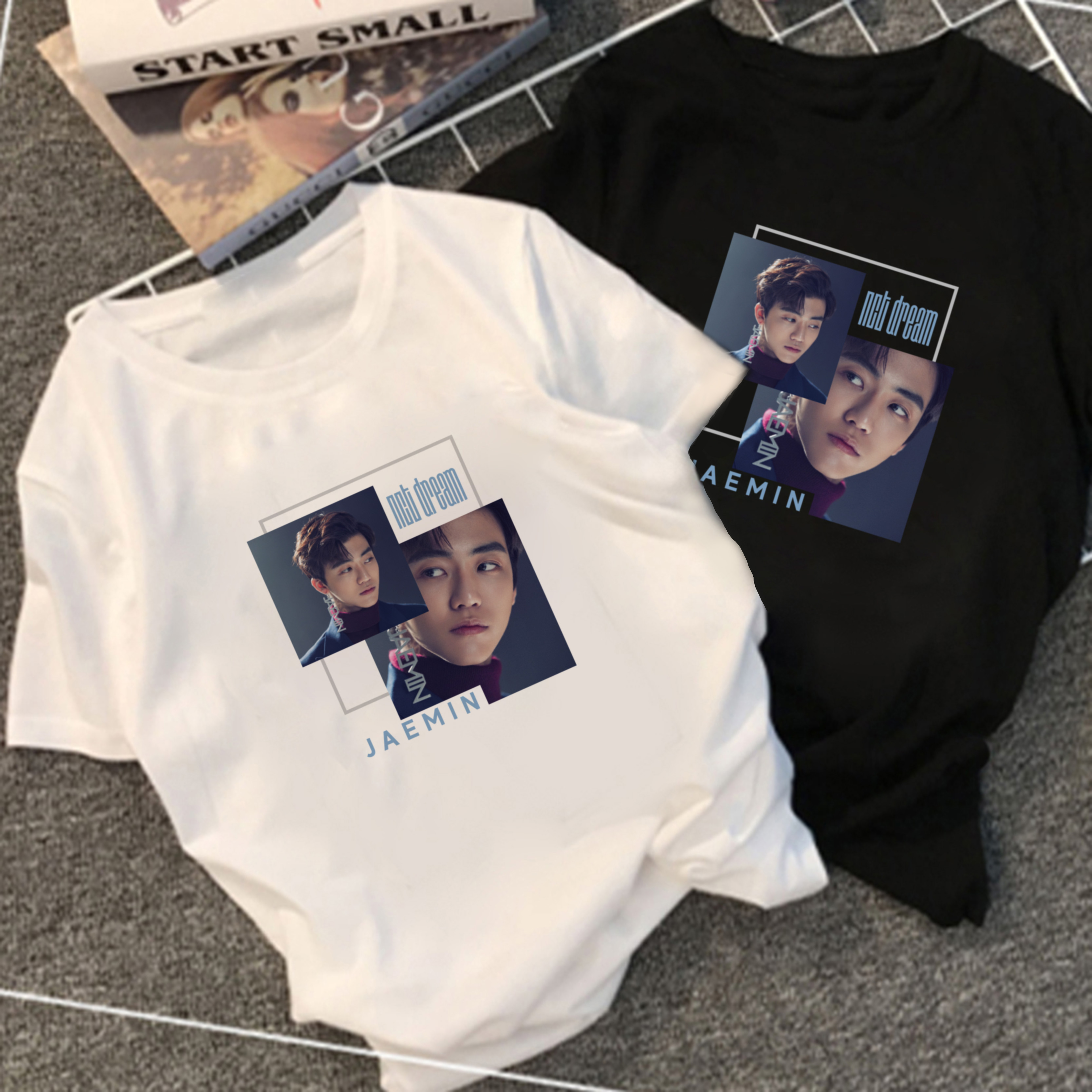 Coba Tebak- Kaos NCT Jaemin Photo Blue Ver. Coba Tebak- Kaos NCT Jaemin Photo Blue Ver.