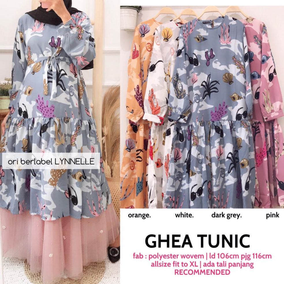 TUNIK KAKTUS ROK POLYSTER GHEA MIRIP IMPORT ORIGINAL BERLABEL TUNIK KAKTUS ROK POLYSTER GHEA MIRIP IMPORT ORIGINAL BERLABEL
