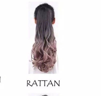 Hair clip Pony tail Ombre Tali Pita dan Jepit kimiko Hair clip Pony tail Ombre Tali Pita dan Jepit kimiko