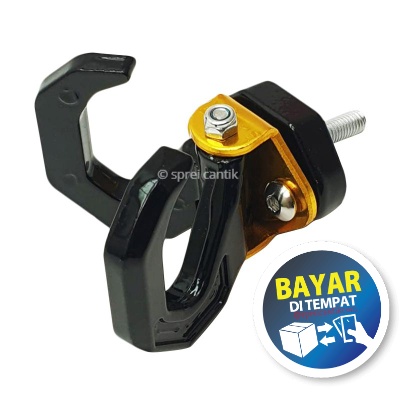 gantungan barang motor 2 cakar bahan full besi cnc gantungan barang motor 2 cakar bahan full besi cnc