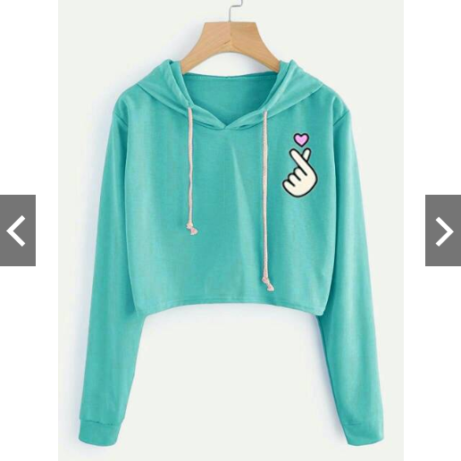 SWEETER CROP SARANGHAE BAHAN BABY TERRY / NABBILA FASHION SWEETER CROP SARANGHAE BAHAN BABY TERRY / NABBILA FASHION