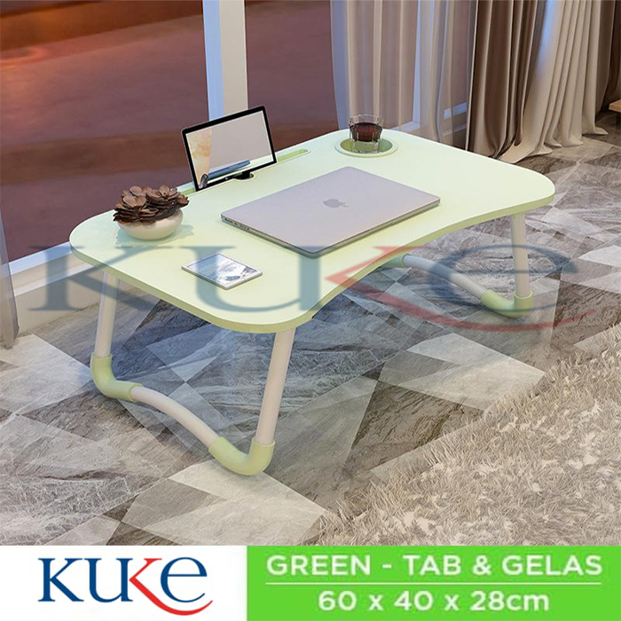 KUKE Meja Lipat Belajar Laptop Serbaguna / Meja laptop / Meja Belajar / Meja Portable KUKE Meja Lipat Belajar Laptop Serbaguna / Meja laptop / Meja Belajar / Meja Portable