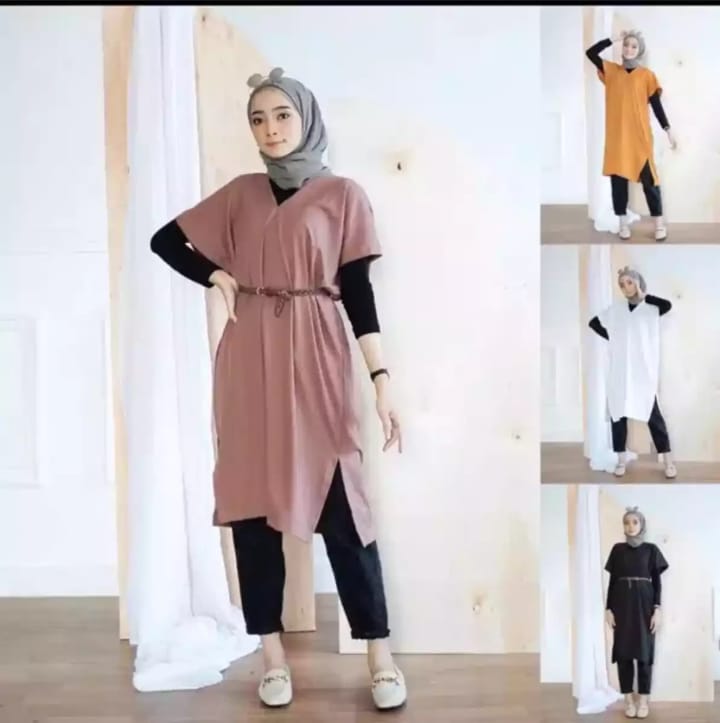 FLASH SALE | KAFTAN POLOS PANJANG | KAFTAN LONG TUNIK | FREE BELT | BISA COD FLASH SALE | KAFTAN POLOS PANJANG | KAFTAN LONG TUNIK | FREE BELT | BISA COD