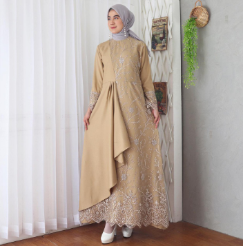 Gamis Mafaza Brokat TilLe Bordir Maxi Dress Lebaran Brukat Tulle Baju Muslim Gamis Mafaza Brokat TilLe Bordir Maxi Dress Lebaran Brukat Tulle Baju Muslim