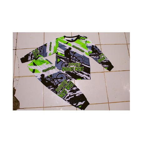 Jersey Setelan baju cross baju balap motor baju sepeda anak laki lki size 2-10 thn Jersey Setelan baju cross baju balap motor baju sepeda anak laki lki size 2-10 thn