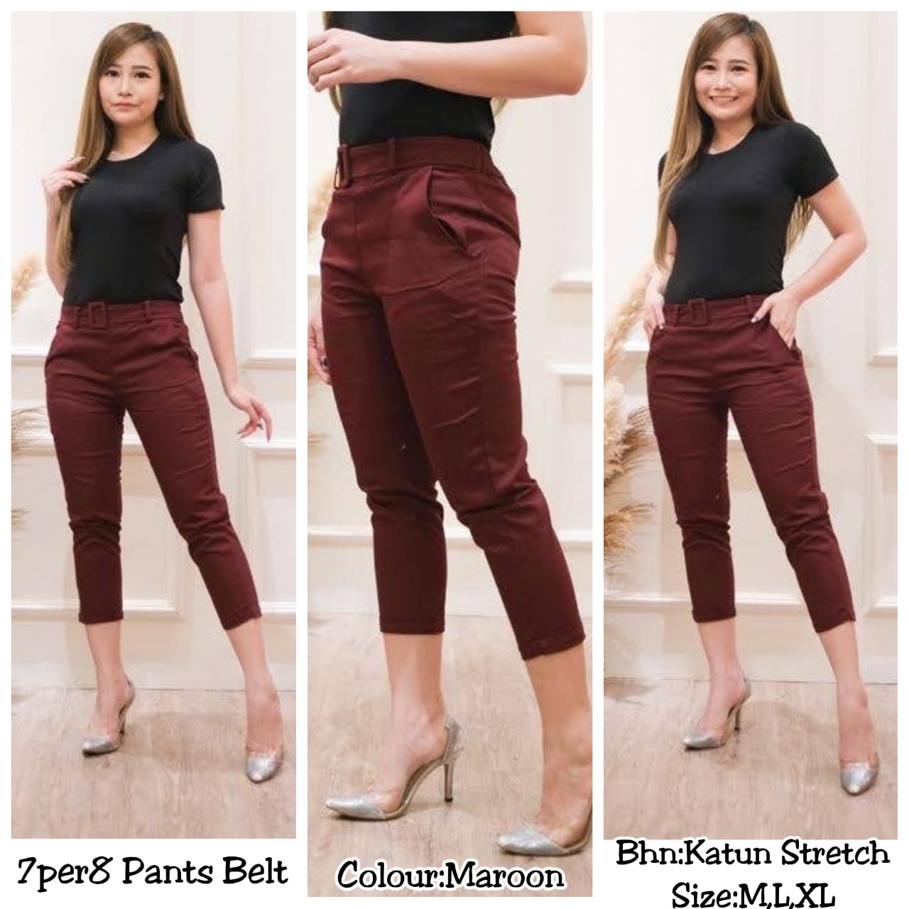 BEST 7per8 Pants Belt 4warna (BISA COD) BEST 7per8 Pants Belt 4warna (BISA COD)