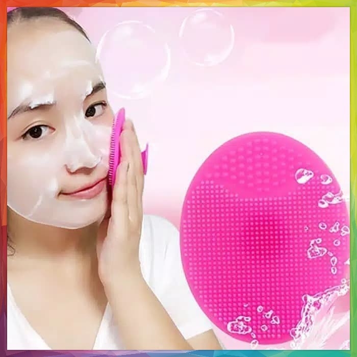 Sikat Pembersih Wajah Silikon / Silicone Facial Cleansing Pad Brush / Sikat Pembersih Komedo/ Brush Sikat Pembersih Wajah Silikon / Silicone Facial Cleansing Pad Brush / Sikat Pembersih Komedo/ Brush