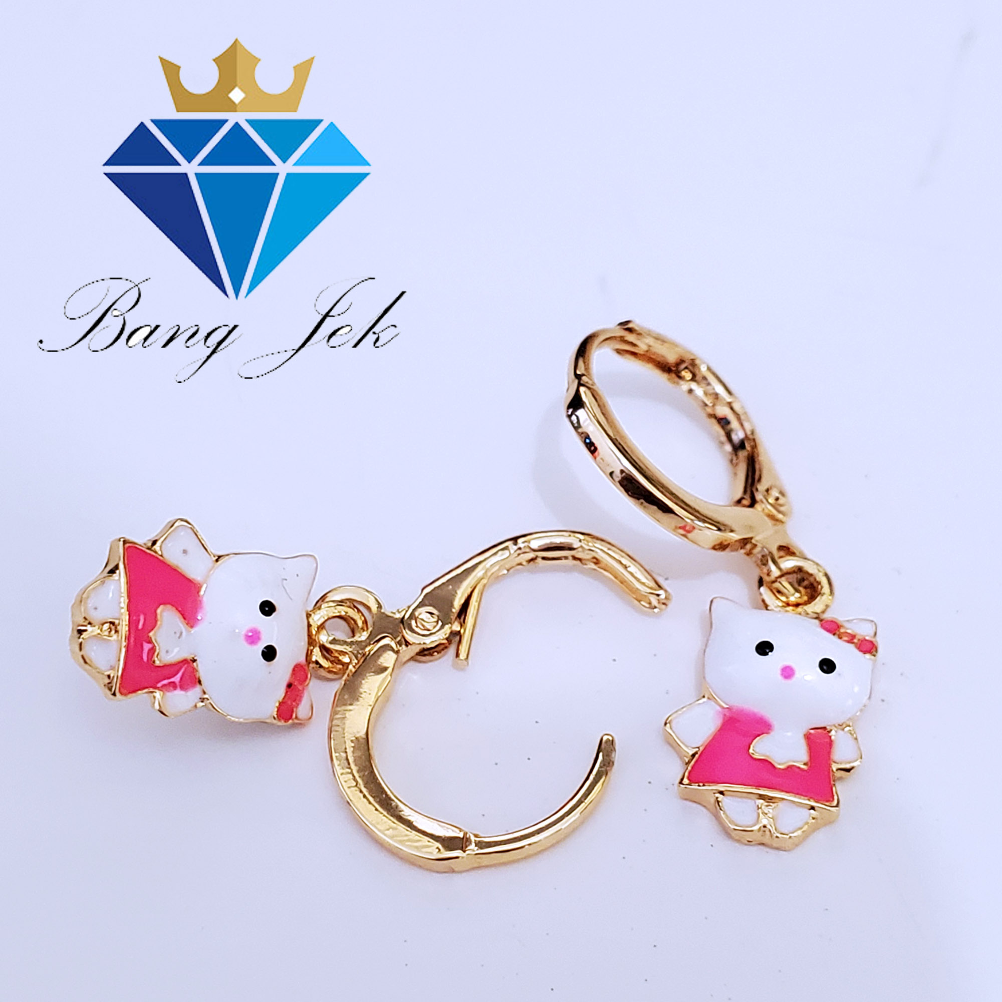 Anting Anak Hello Kitty Cat Xuping Anting Anak Hello Kitty Cat Xuping