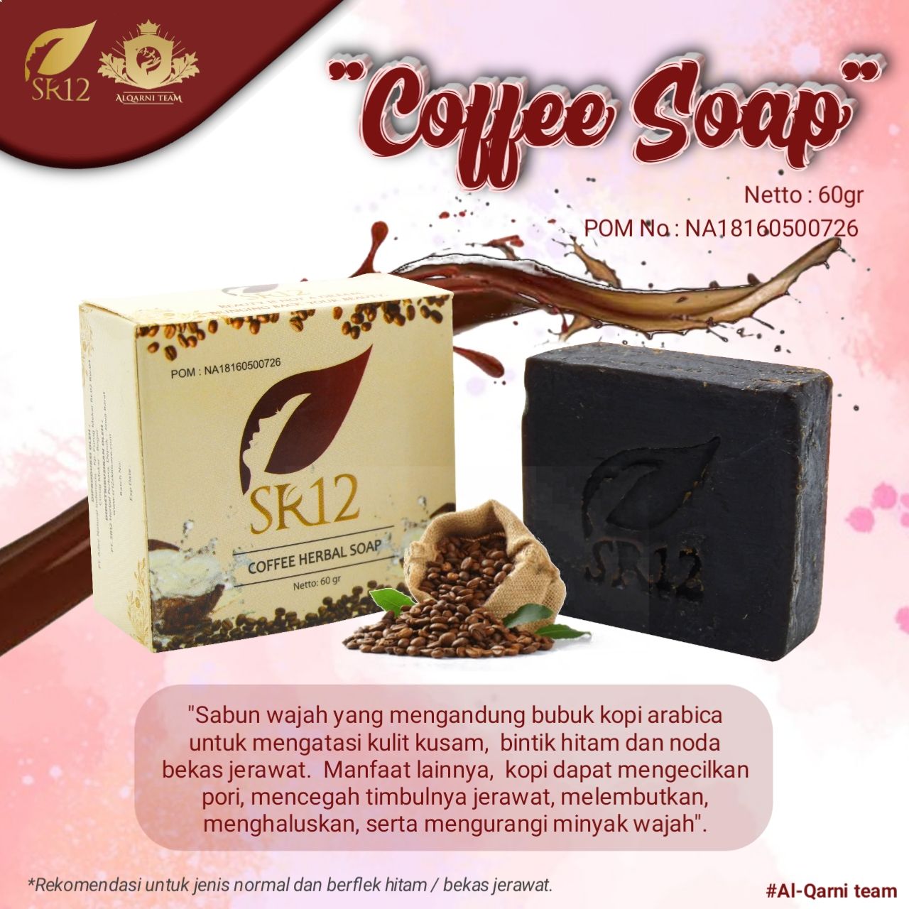 Sabun Muka Sabun Wajah Sabun Badan Sabun Kopi SR12 Skincare BPOM Sabun Muka Sabun Wajah Sabun Badan Sabun Kopi SR12 Skincare BPOM