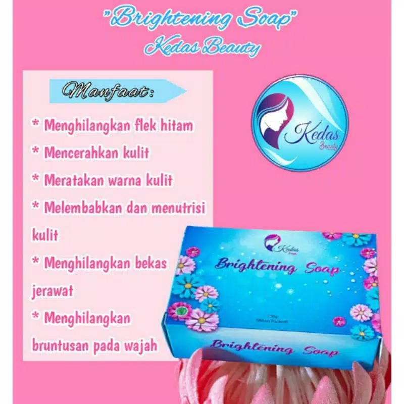 Brightening Soap Sabun kedas Beauty Original 100 gram Brightening Soap Sabun kedas Beauty Original 100 gram