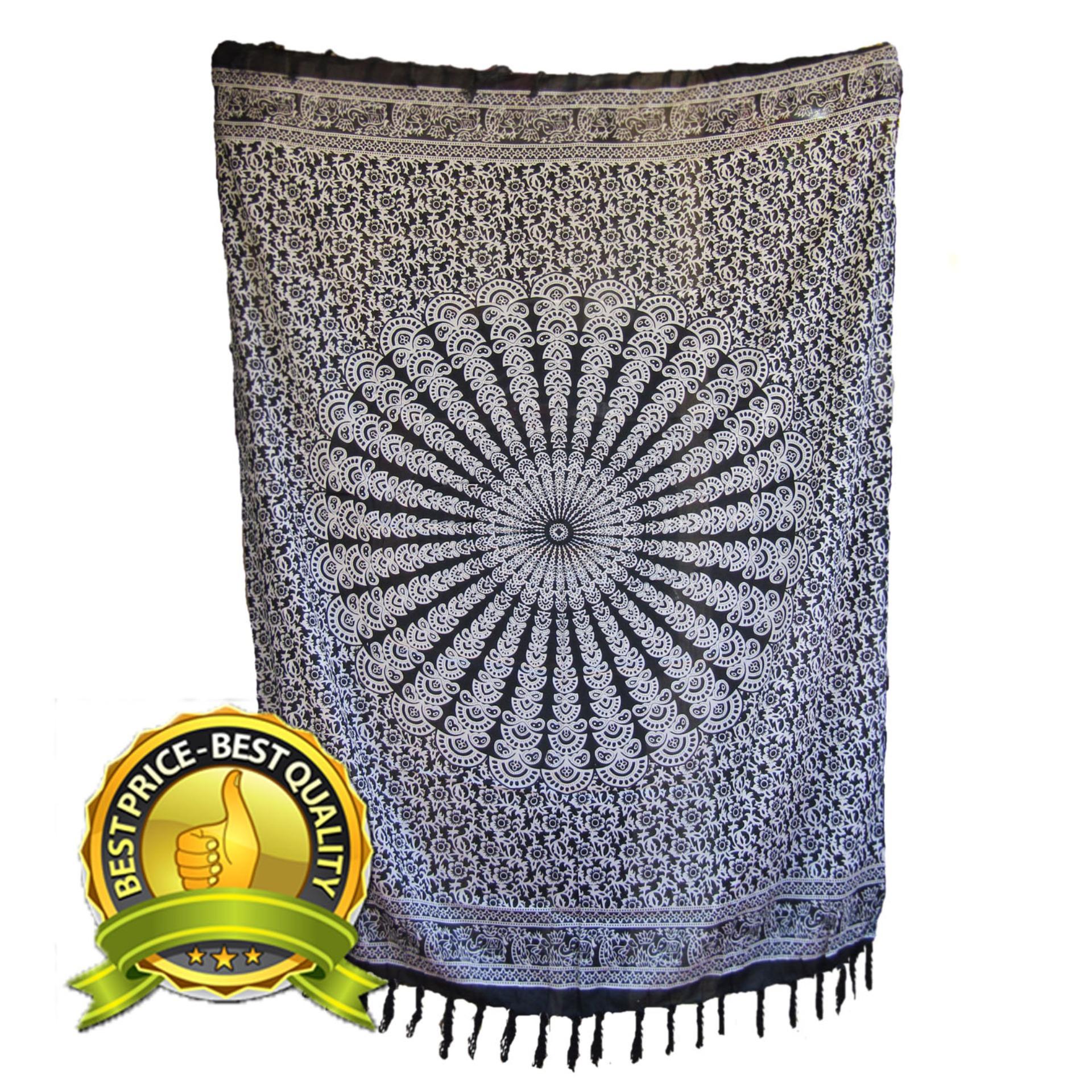 kain pantai khas bali motif kipas cetar dan nyaman di gunakan kain pantai khas bali motif kipas cetar dan nyaman di gunakan