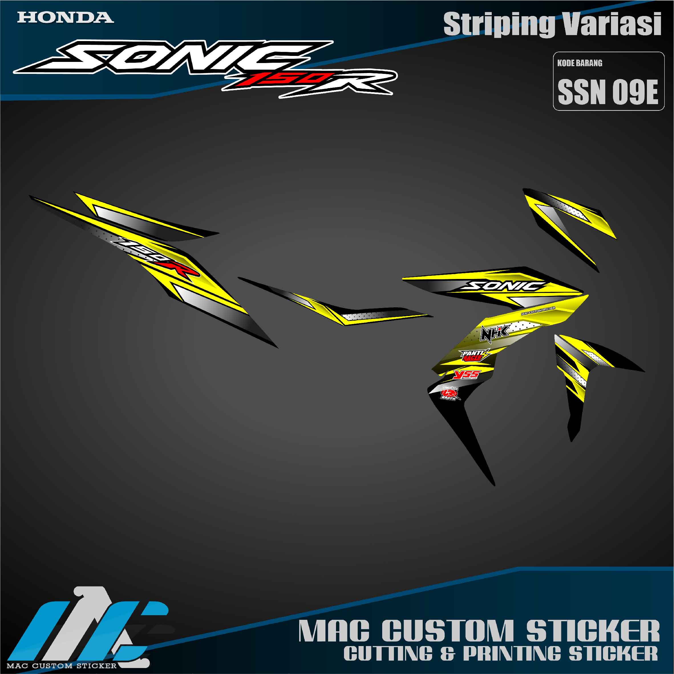 STRIPING VARIASI HONDA SONIC 150 R - SSN 09 STRIPING VARIASI HONDA SONIC 150 R - SSN 09