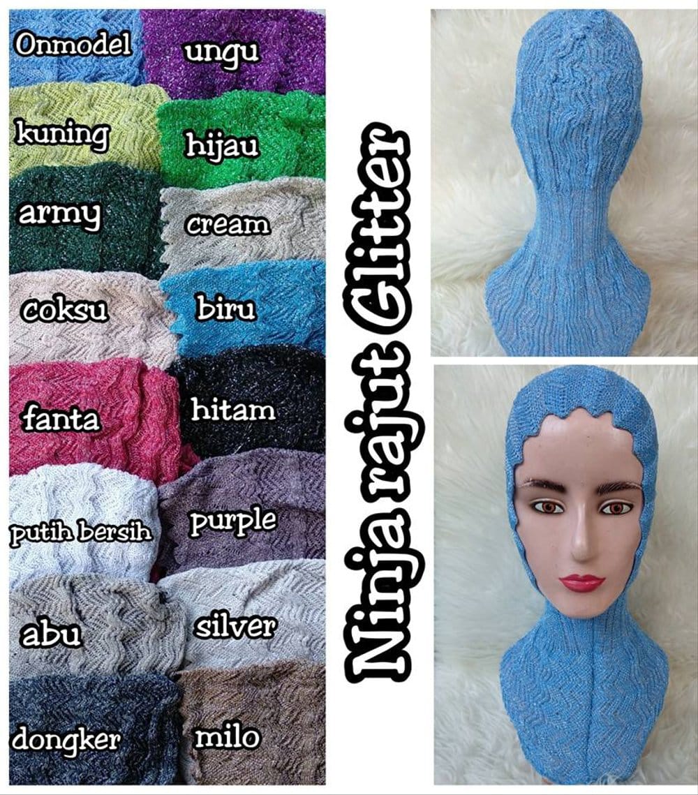 ciput ninja gliter / ciput antem(anti tembem ) ciput rajut / iner rajut / daleman kerudung / ciput kerudung / ciput / dalaman kerudung ciput ninja gliter / ciput antem(anti tembem ) ciput rajut / iner rajut / daleman kerudung / ciput kerudung / ciput / dalaman kerudung