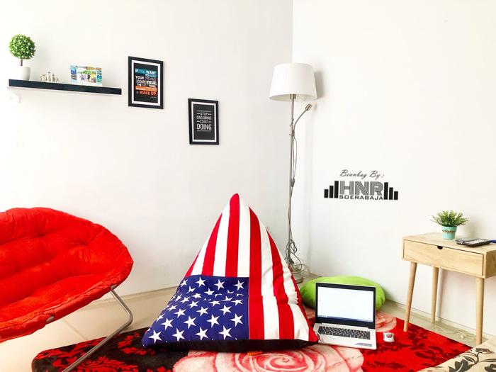 Kursi santai bean bag Triangel Size Dewasa - COVER ONLY - Motif Bendera / kursi pantai / Sarung beanbag / Kursi malas / kursi gaming / kursi teras / kursi cafe / indoor Kursi santai bean bag Triangel Size Dewasa - COVER ONLY - Motif Bendera / kursi pantai / Sarung beanbag / Kursi malas / kursi gaming / kursi teras / kursi cafe / indoor