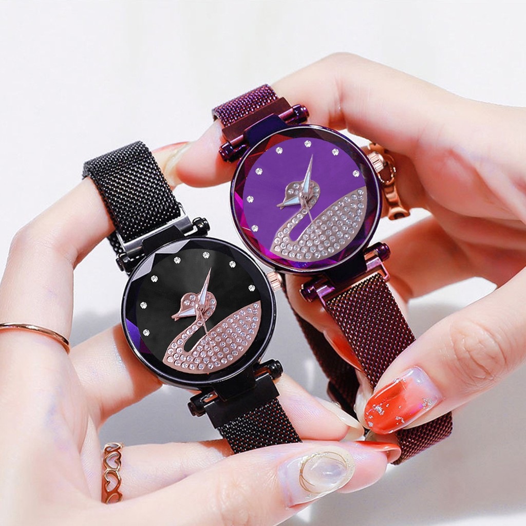 jam tangan wanita diamond motif angsa tali magnet - jam tangan wanita terbaru - jam tangan korea - jam tangan remaja - jam tangan dewasa jam tangan wanita diamond motif angsa tali magnet - jam tangan wanita terbaru - jam tangan korea - jam tangan remaja - jam tangan dewasa