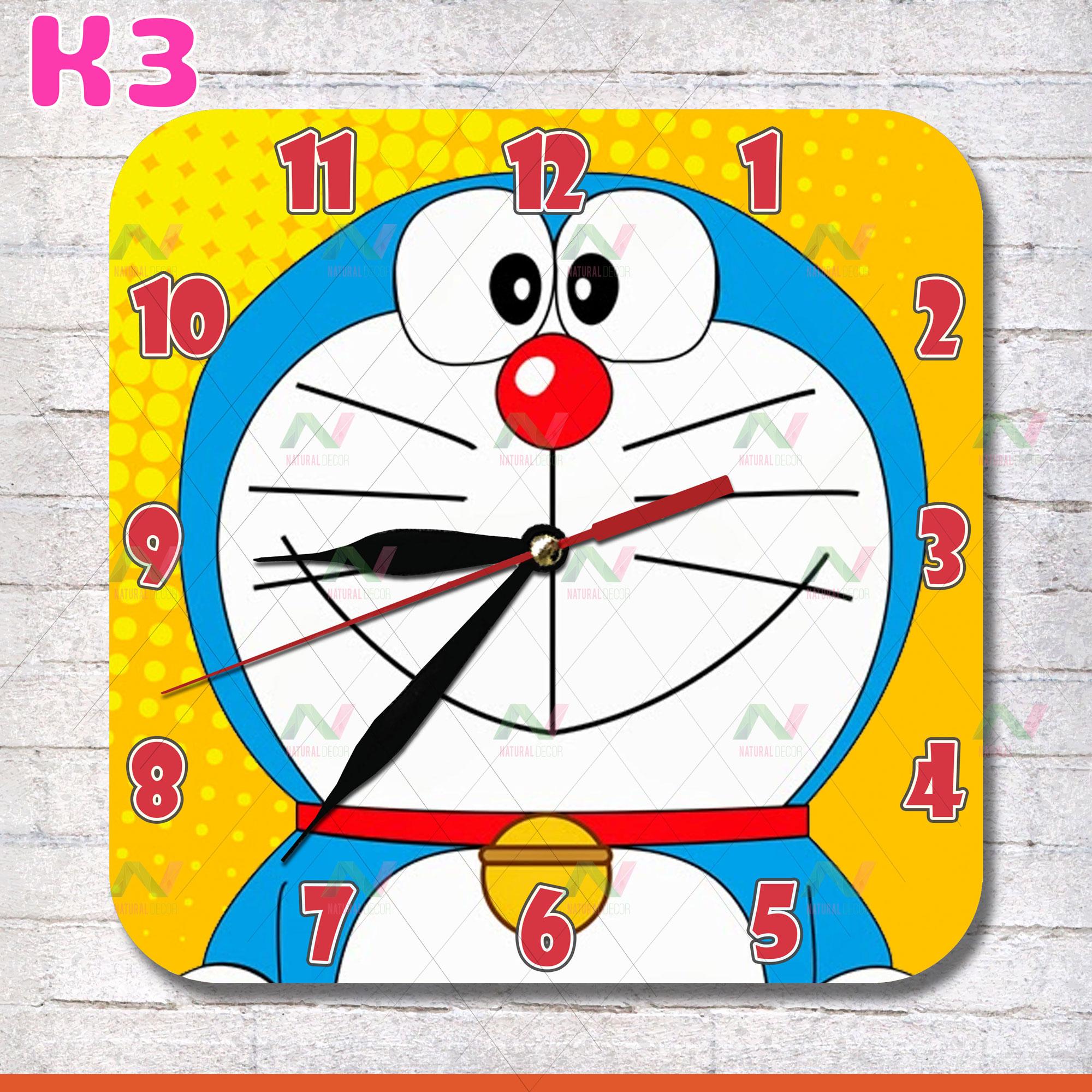 K3 Jam Dinding Unik Motif Karakter Kartun Doraemon ukuran 25cm K3 Jam Dinding Unik Motif Karakter Kartun Doraemon ukuran 25cm