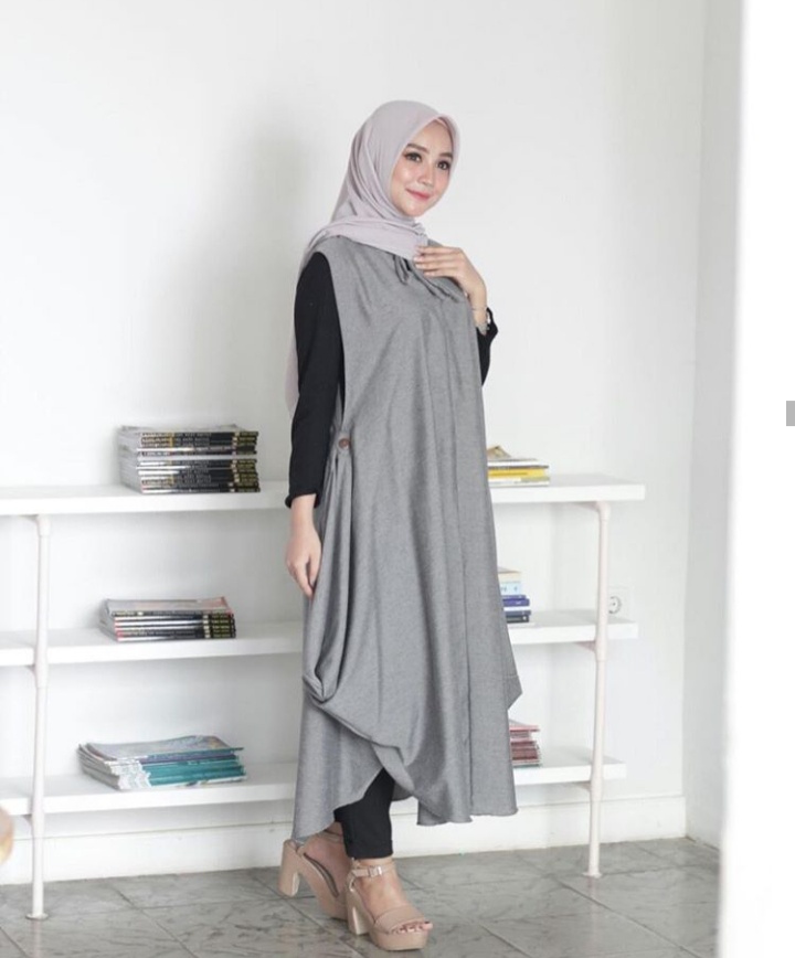 Pakaian Wanita Rompi Bilqis Outer / Rompi Triji Serat Kayu Termuarah / Pakaian Wanita Terbaru / Rompi Terlaris Pakaian Wanita Rompi Bilqis Outer / Rompi Triji Serat Kayu Termuarah / Pakaian Wanita Terbaru / Rompi Terlaris