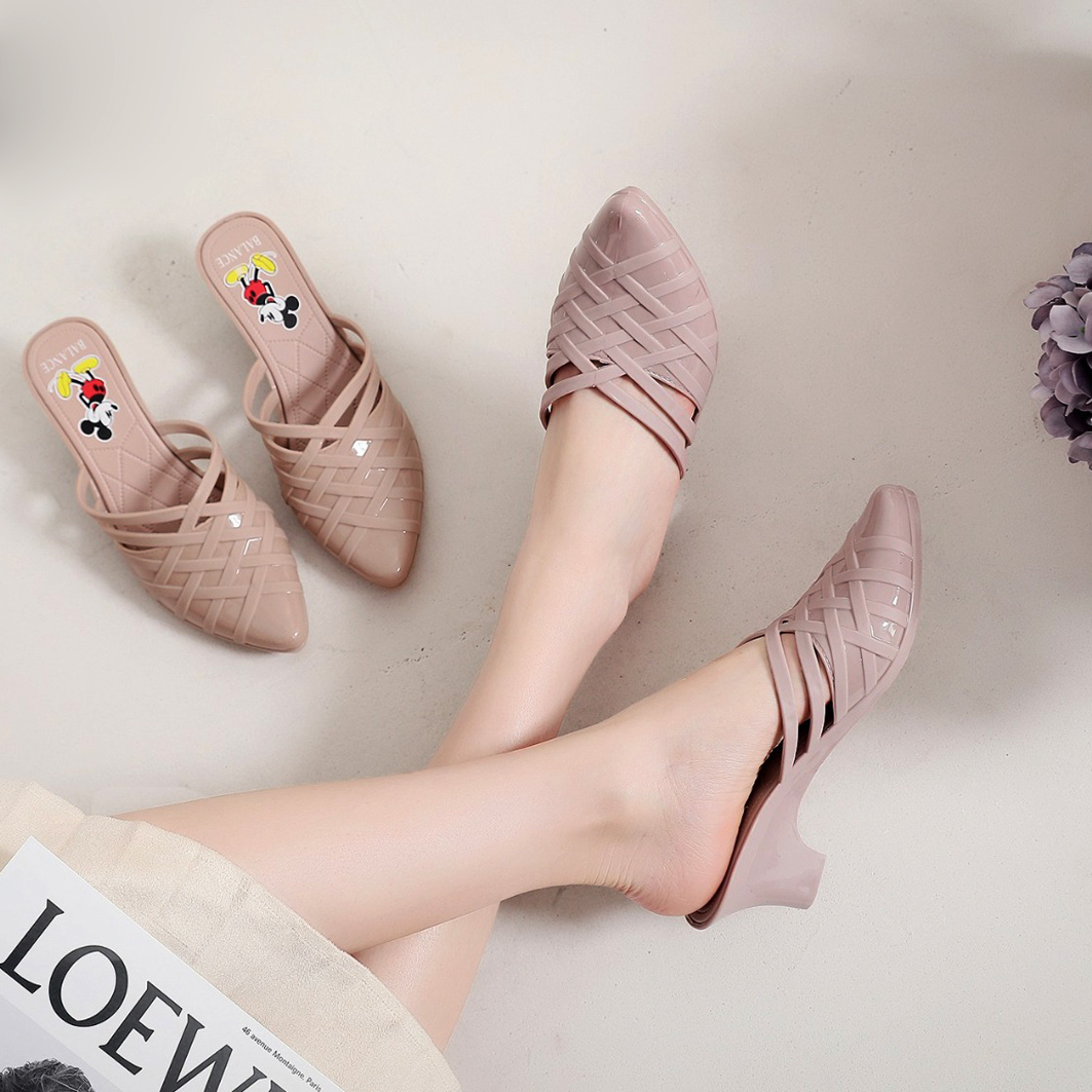 Sendal Wanita Terbaru 2020 Karin - Sandal Wedges Jelly Import Sendal Wanita Terbaru 2020 Karin - Sandal Wedges Jelly Import