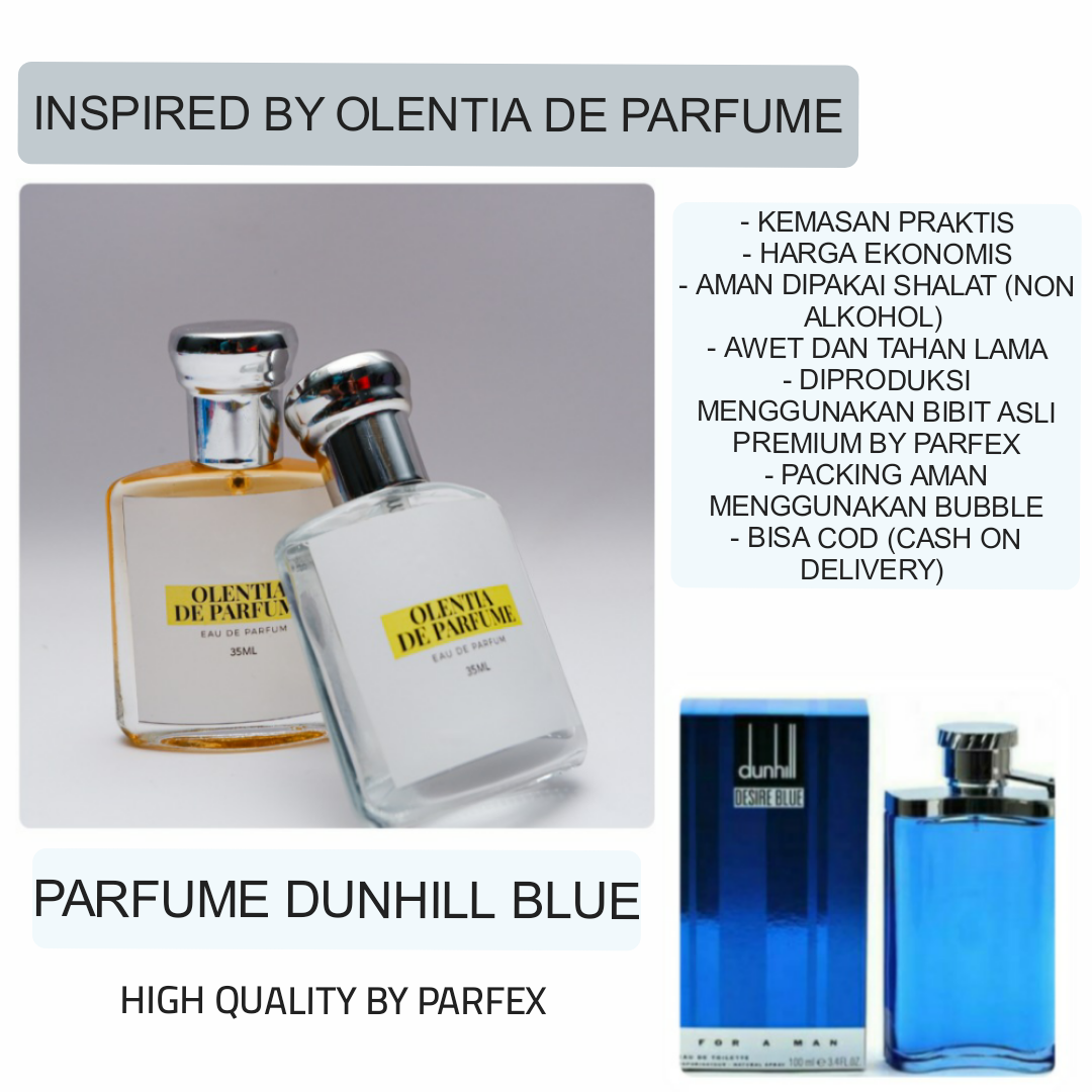 PARFUM PRIA ORIGINAL/PARFUM NON ALKOHOL/PARFUM AWET DAN TAHAN LAMA/Minyak Wangi Pria Tahan Lama Dunhill Blue Aroma Segar / Farfum Pria Non Alkohol EXCLUSIVE 35ML OLENTIA DE PARFUME PARFUM PRIA ORIGINAL/PARFUM NON ALKOHOL/PARFUM AWET DAN TAHAN LAMA/Minyak Wangi Pria Tahan Lama Dunhill Blue Aroma Segar / Farfum Pria Non Alkohol EXCLUSIVE 35ML OLENTIA DE PARFUME