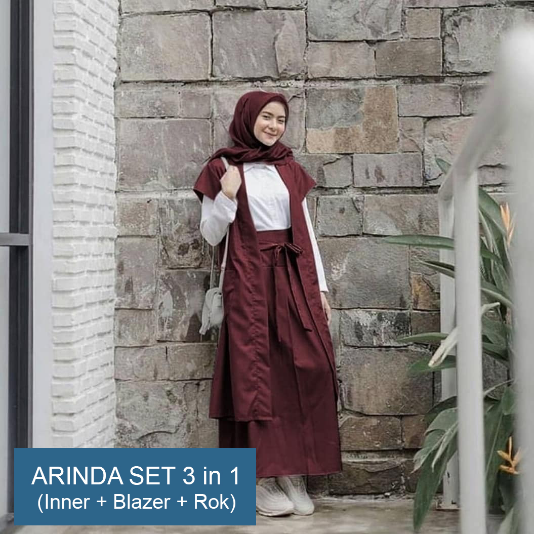 New Arrival Arinda Set (Bayar Ditempat) / Blazer dan Rok / Baju Wanita / Baju Wanita Masa Kini/ Baju Wanita Terbaru / Setelan Wanita / Setelan Wanita Terbaru / Baju Remaja / Setelan Remaja Wanita / Baju Muslim wanita / Blazer Wanita 2020 New Arrival Arinda Set (Bayar Ditempat) / Blazer dan Rok / Baju Wanita / Baju Wanita Masa Kini/ Baju Wanita Terbaru / Setelan Wanita / Setelan Wanita Terbaru / Baju Remaja / Setelan Remaja Wanita / Baju Muslim wanita / Blazer Wanita 2020