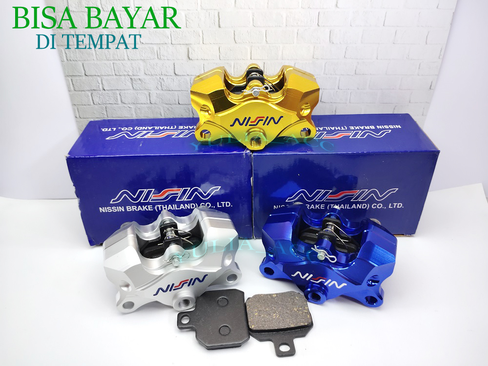 Nissin Caliper Kaliper 2 piston + FREE Kampas Universal Nissin Caliper Kaliper 2 piston + FREE Kampas Universal
