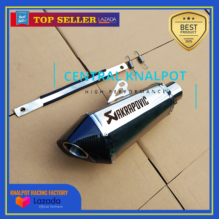 Slencer Knalpot Racing AKRAPOVIC SHORT TITAN - Silincer nya saja Slencer Knalpot Racing AKRAPOVIC SHORT TITAN - Silincer nya saja