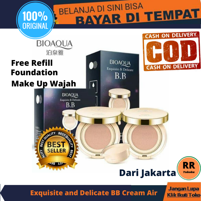 diskon produk terbaru Bioaqua Exquisite & Delicate Base Makeup Flawless Cushion BB Cream Moisturizing Natural Concealer Nude Primer Krim BB Bedak Cair diskon produk terbaru Bioaqua Exquisite & Delicate Base Makeup Flawless Cushion BB Cream Moisturizing Natural Concealer Nude Primer Krim BB Bedak Cair