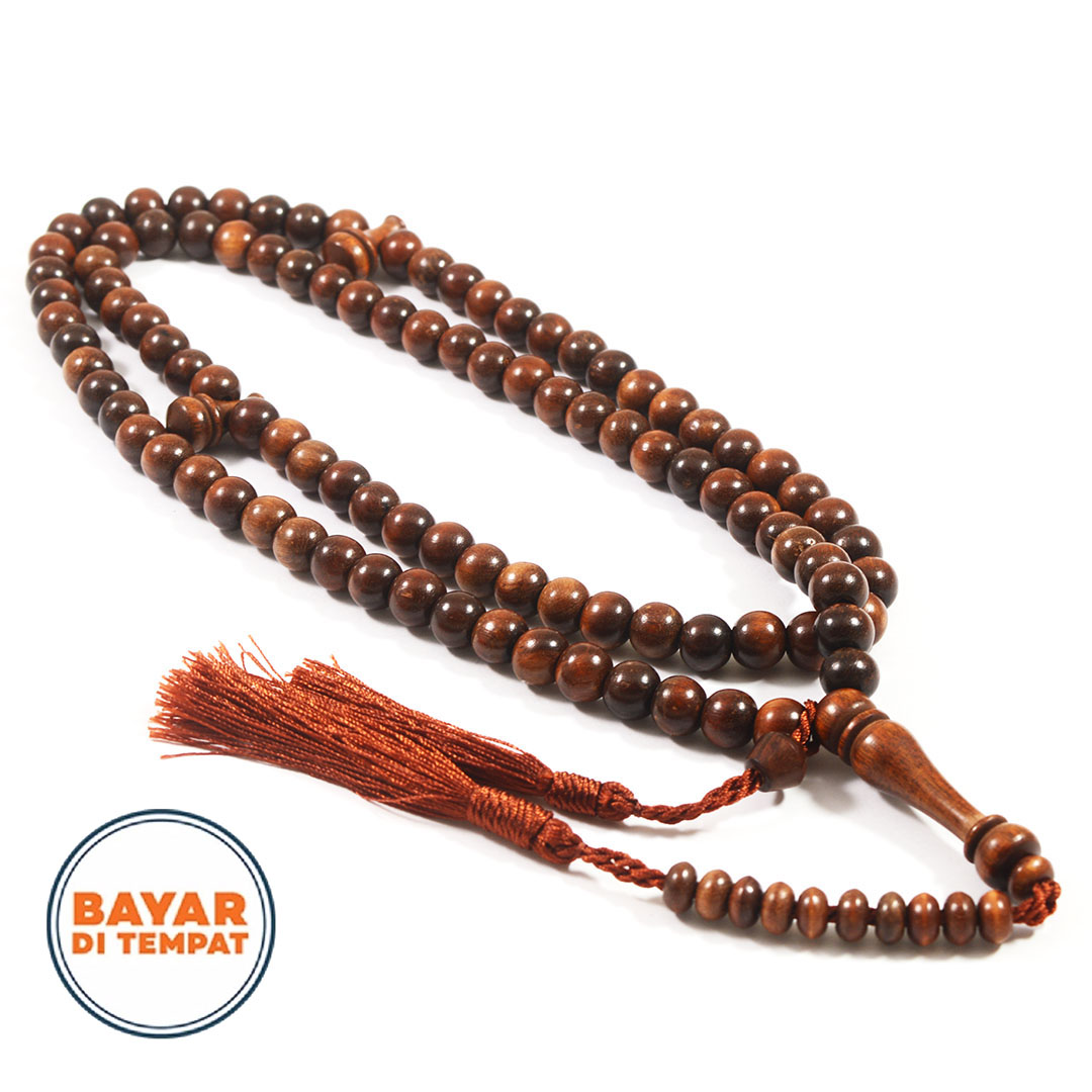 ICBEADS Tasbih 99 Kayu Stigi ASLI Natural ICBEADS Tasbih 99 Kayu Stigi ASLI Natural