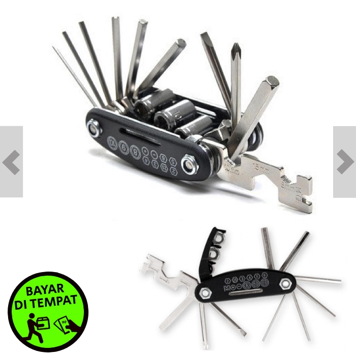 Obeng Multifungsi 15 in 1 Repair Tool Alat Serbaguna Anti Karat Stainless Steel Perkakas Rumah Tangga Obeng Multifungsi 15 in 1 Repair Tool Alat Serbaguna Anti Karat Stainless Steel Perkakas Rumah Tangga