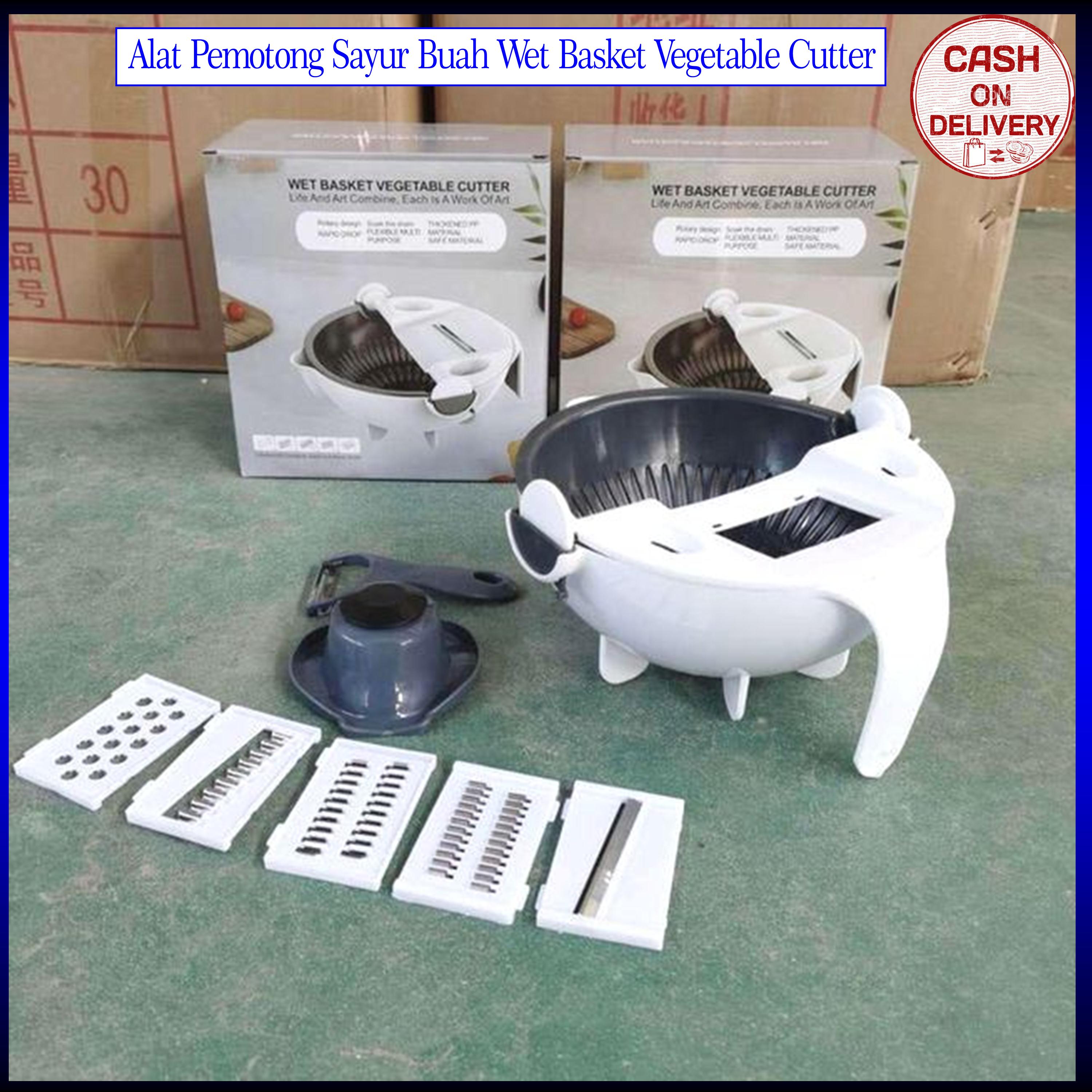 Kado Unik-- Alat Pemotong Sayur Buah Wet Basket Vegetable Cutter / Parutan Serbaguna / Nicer Dicer / Alat Dapur / Pemotong Sayur Set Murah / Kado Ulang Tahun Kado Unik-- Alat Pemotong Sayur Buah Wet Basket Vegetable Cutter / Parutan Serbaguna / Nicer Dicer / Alat Dapur / Pemotong Sayur Set Murah / Kado Ulang Tahun