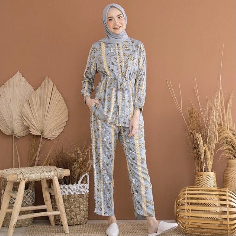Setelan Rayon / One Set Piyama Enosa Baju Tidur Setelan Rayon / One Set Piyama Enosa Baju Tidur